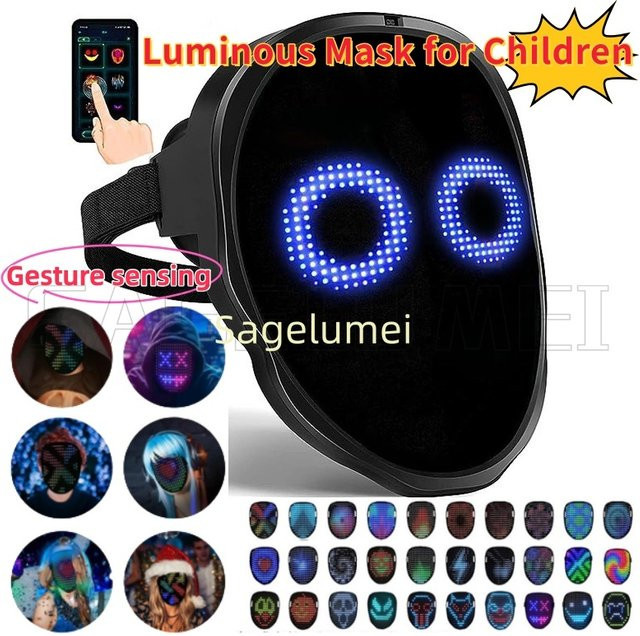 SAGE LU MEI LED-Maske mit Gestenerkennung, leuchtende Kindermaske - Bild 1