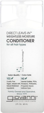 Giovanni Direct Leave-In Weightless Moisture Conditioner, 60 ml, Normales Haar