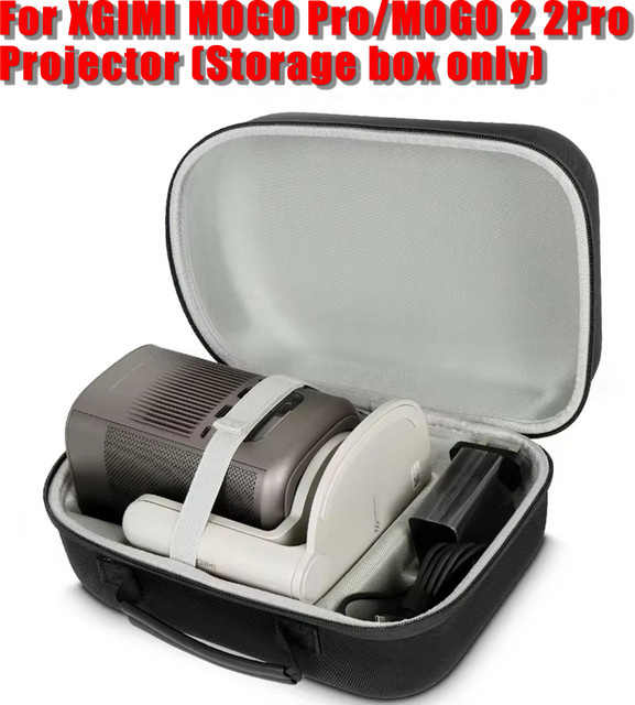 GUANGHE Tragetasche für XGIMI MOGO Pro und MOGO 2 Pro Projektor, harter Reisekoffer, Schwarz - Bild 1