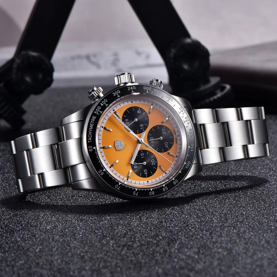 RollsTimi Chronograph, Quarz, Edelstahl, Saphirglas, Herren - Bild 3