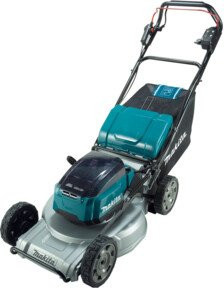 Makita Akku-Rasenmäher 2x18V mit Radantrieb und Aluminiumgehäuse ohne Akku und Ladegerät - Bild 1