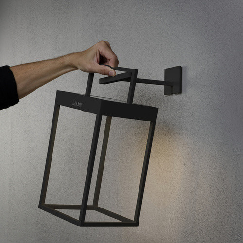 Konstsmide Portofino Solar-Laterne LED Dekoleuchte Schwarz mit Dämmerungssensor und IP54 Schutz - Bild 3