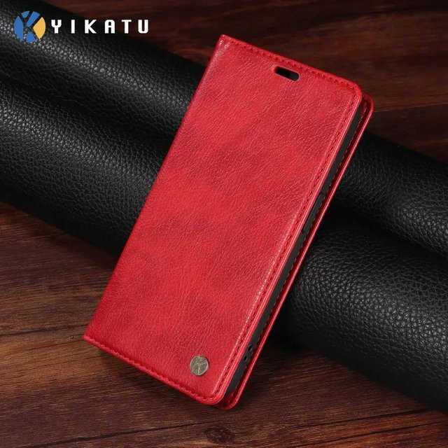 Business Lederhülle für Samsung Galaxy A-Serie in Rot - Bild 1