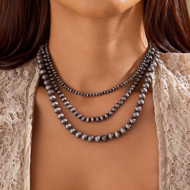 RechicGu Halskette, Perle, Boho, Damen - Bild 1