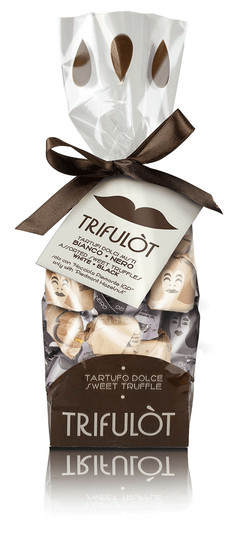 Tartuflanghe Trifulót Tartufo dolce Bianco e Nero Pralinen 200 g - Bild 1