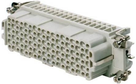 Weidmüller Stifteinsatz RockStar HDC HDD 72 Crimpen, Farbe: Weiß, Artikelnummer: 1092130000 - Bild 1