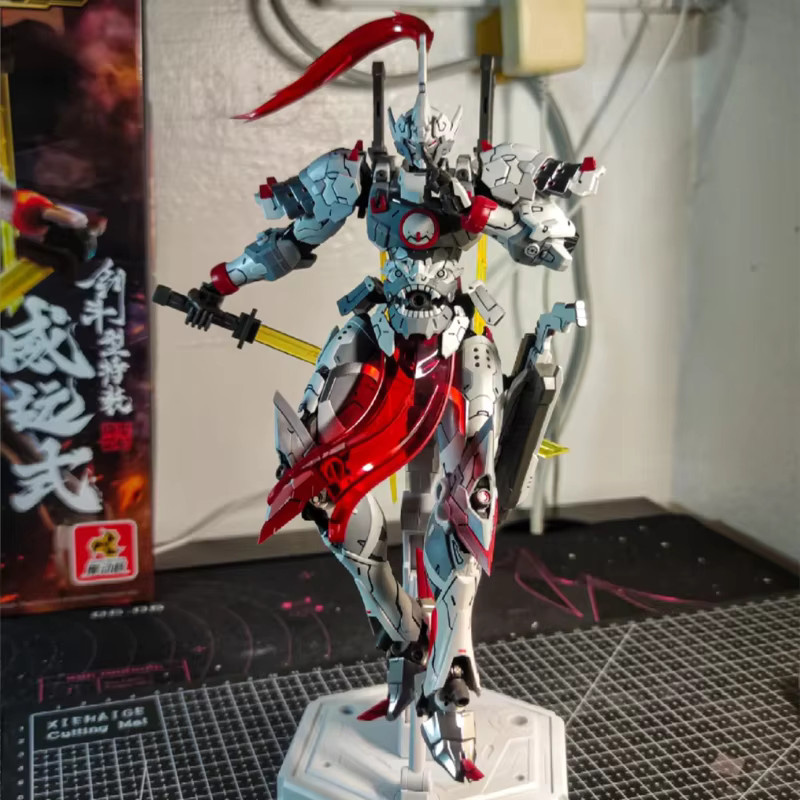 MOTOR NUCLEAR Wei Yuan-Style Sword-Fighting Alloy Joint Mecha Model Kit, Action Figure - Bild 2