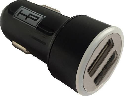 HP Autozubehör 2USB Ladestecker 12/24V 4,2A in Schwarz - Bild 1
