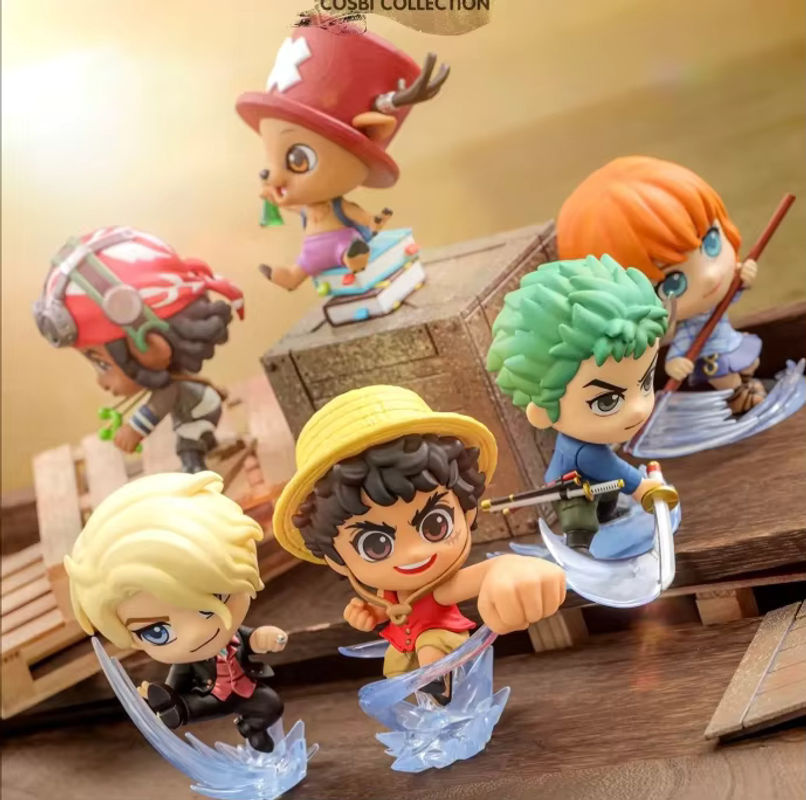 Hot Toys One Piece Cosbi Mini-Figur Blind Box Mehrfarbige Anime Sammlerfigur aus Kunststoff - Bild 6