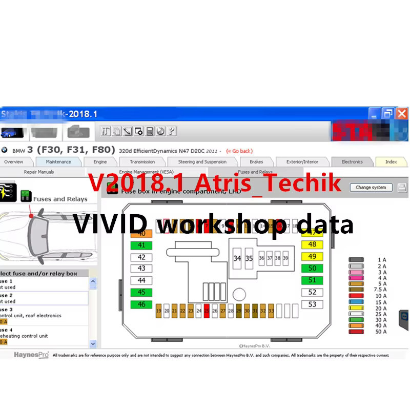 Alldata 10.53V Reparatursoftware 49 in 1 auf 1TB HDD mit USB 3.0 für Windows Auto-Reparatur Workshop Software - Bild 2