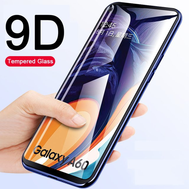 9D Displayschutzfolie aus gehärtetem Glas für Samsung Galaxy A10 bis A90 in Transparent - Bild 1