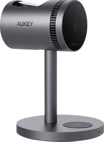 Aukey MagFusion Pro LC-MC311A Induktions-Ladegerät 15W mit Magnetanschluss in Grau - Bild 1