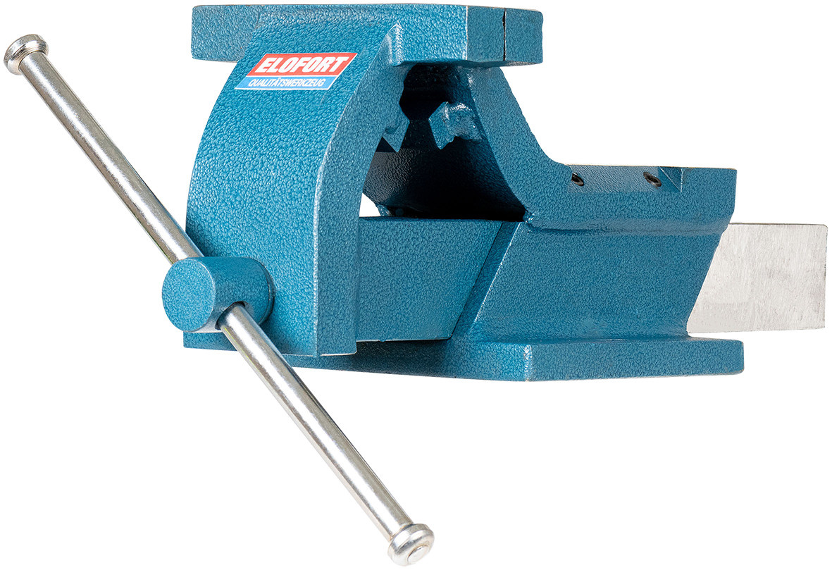 Elofort Parallel-Schraubstock 12-5 in Blau, Spannweite: 17,5 cm - Bild 1