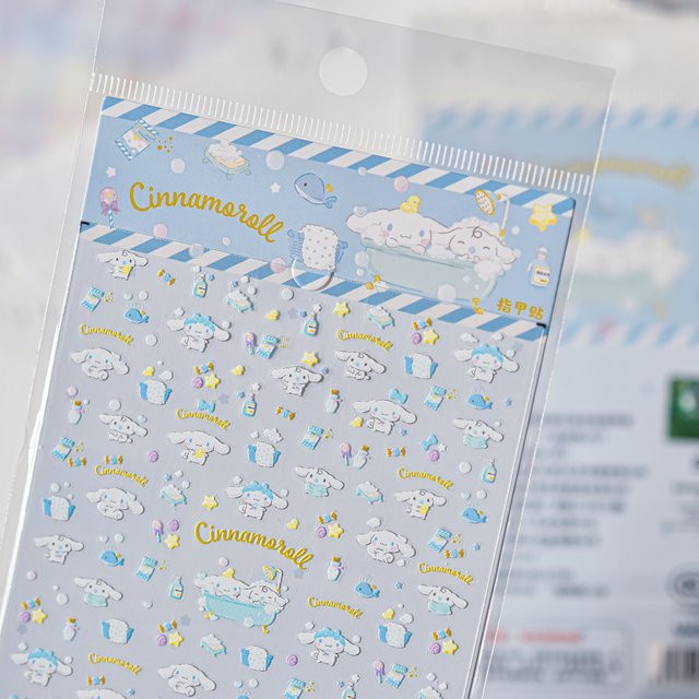 Sanrio Cinnamoroll Nagelaufkleber, Glänzend - Bild 1