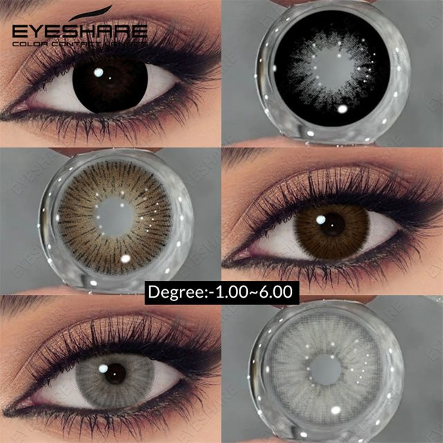 EYESHARE farbige Kontaktlinsen grau - Bild 1