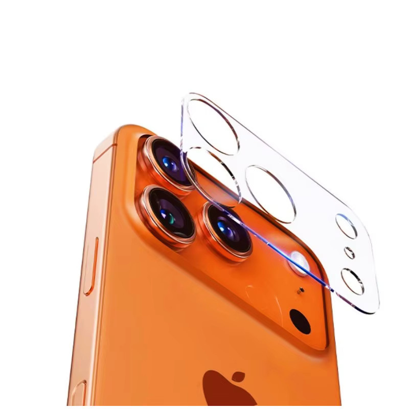 3er-Set HD Kamera-Schutzfolie für Apple iPhone 17 Pro Max, 17 Pro und 17 Air, Rücklinsen-Abdeckung aus Kunststoff, transparent - Bild 3