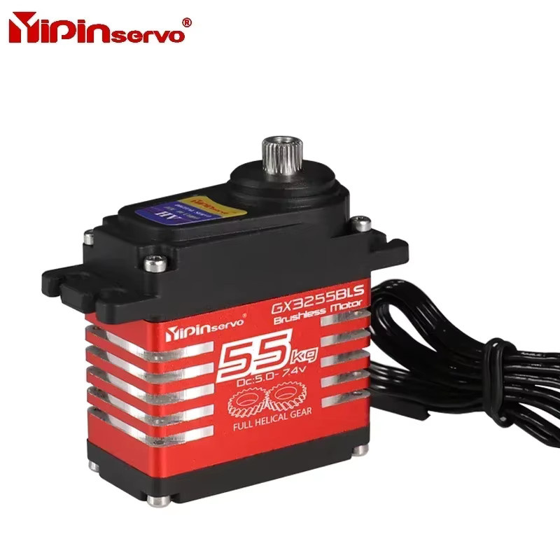 stemedu Servo RC, bürstenlos, 55 kg, wasserdicht IP68, Metall, Zubehör - Bild 3
