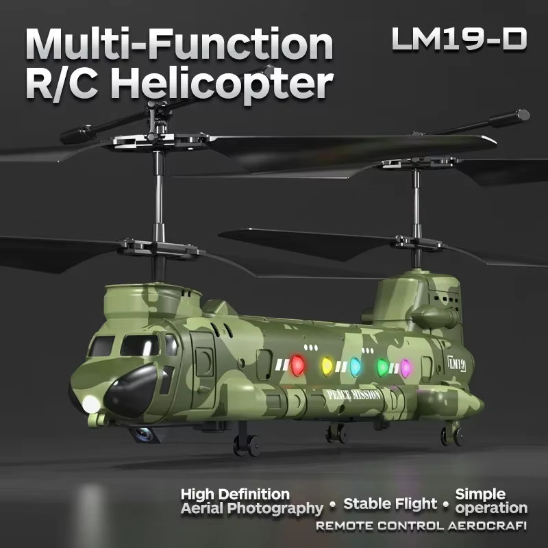 Kmoist RC Hubschrauber LM19-D, mit LED Lichter, 480P Kamera HD, ab 14 Jahren - Bild 3