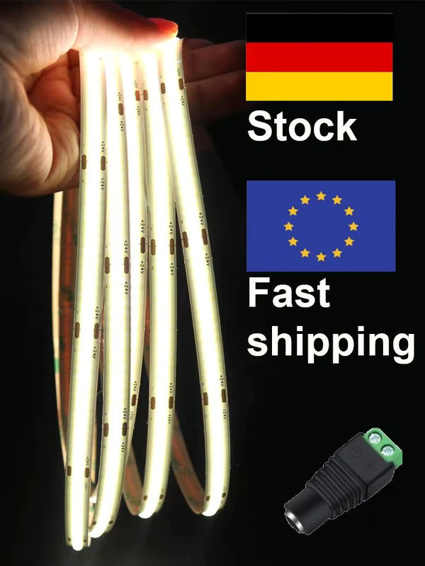 OCONA COB-LED-Streifen RGB dimmbar, 5 m Länge, Weiß und Rot - Bild 5