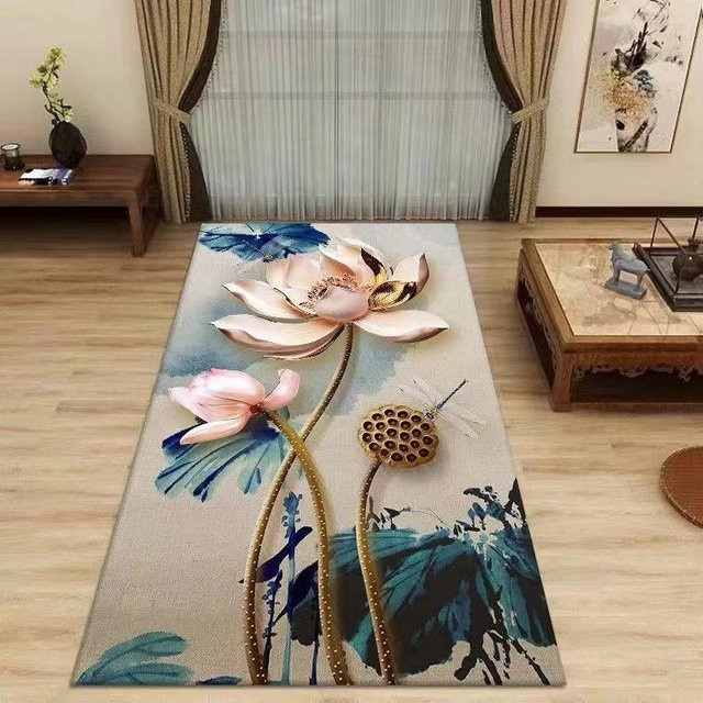 Four Seasons Matte Meditationsmatte Kowtoh Big Head Lotusmatte in Braun B: 50 cm, T: 200 cm - Bild 1