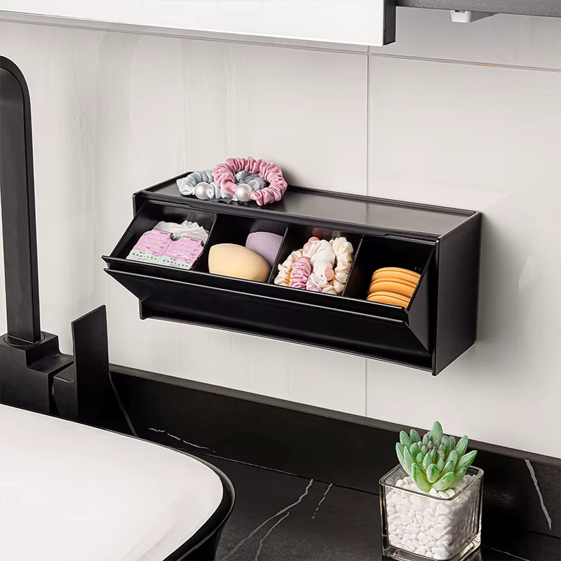 Magnetische Aufbewahrungsbox für den Kühlschrank in Weiß aus Kunststoff - Bild 2