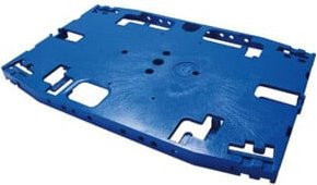 BBC Cellpack Spleißkassette LWK-Set mit Deckel und Kamm in Blau - Bild 1