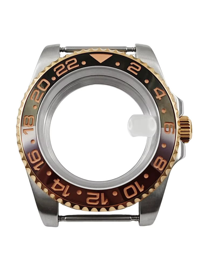 HUANXIAO Uhrengehäuse Edelstahl, Roségold, 40 mm, Unisex - Bild 2