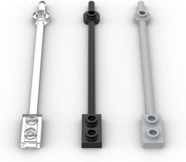SixBricks Bausteine Kit, 10-teiliges Set, Grau - Bild 1