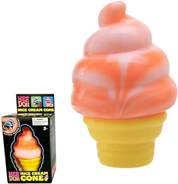 Nee Doh Eiswaffel-förmiges sensorisches Quetsch-Fidget-Spielzeug - Bild 1