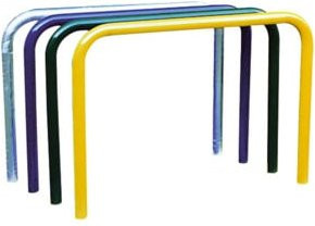 Schake Abweisebügel aus Stahlrohr zum Einbetonieren, beschichtet, Breite: 150 cm, Höhe: 140 cm - Bild 1