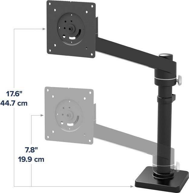 Ergotron NX Monitorarm Tischhalterung für bis zu 34 Zoll in Mattschwarz - Bild 2