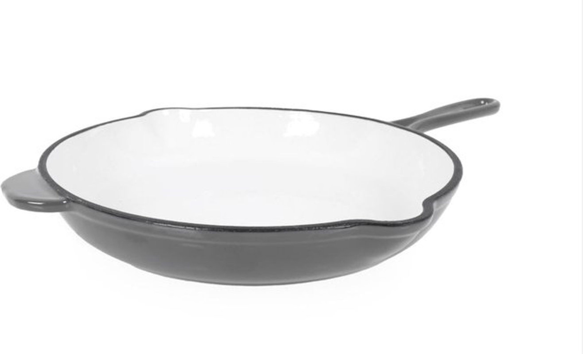 ECHTWERK Gusseisen Bratpfanne emailliert grau - Bild 2