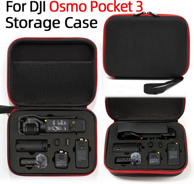 DJI OSMO POCKET 3 Aufbewahrungstasche in Schwarz, stoßfeste und wasserdichte Handtragetasche als Schutzzubehör - Bild 1