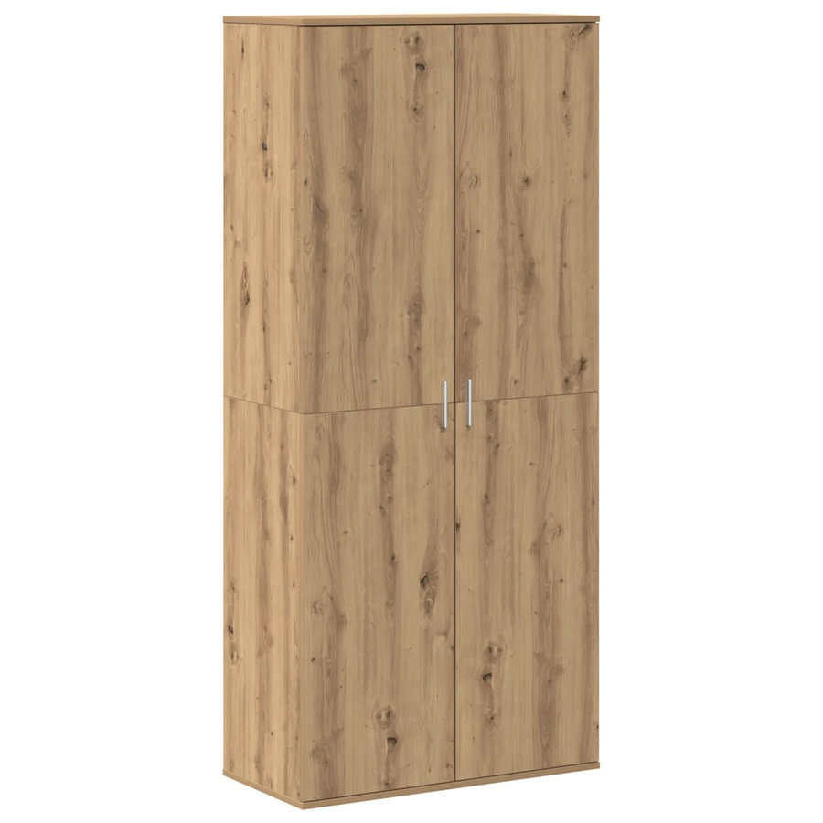 vidaXL Hochschrank Artisan-Eiche in Braun aus Holzwerkstoff, B/T/H: 80 x 39 x 178 cm - Bild 2
