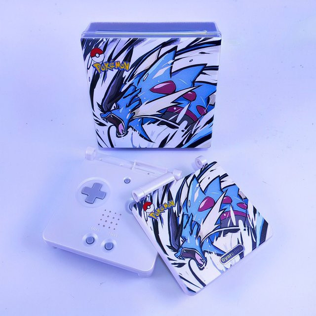 Bandai GBA SP Verpackungs- und Gehäuseset Rayquaza Gyarados Limited Edition Hülle mit Verpackungsbox kompatibel mit IPS-Bildschirm in Multicolour - Bild 1