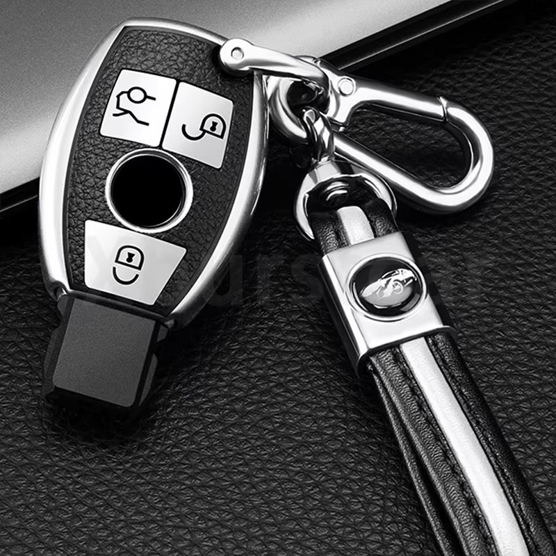 Xburstcar Smart Shell Schlüsselhülle für Mercedes Benz CLA CLS GLA GLC GLE GLS A B C E S Klasse C200 C300 E350 E260L W205 Fernbedienung Abdeckung - Bild 3