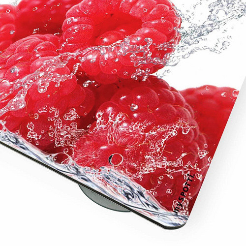 mySPOTTI Mini-Spritzschutz Aqua-Himbeeren aus Aluverbund in Weiß, B/T/H: 59,0 x 41,0 x 0 cm - Bild 2