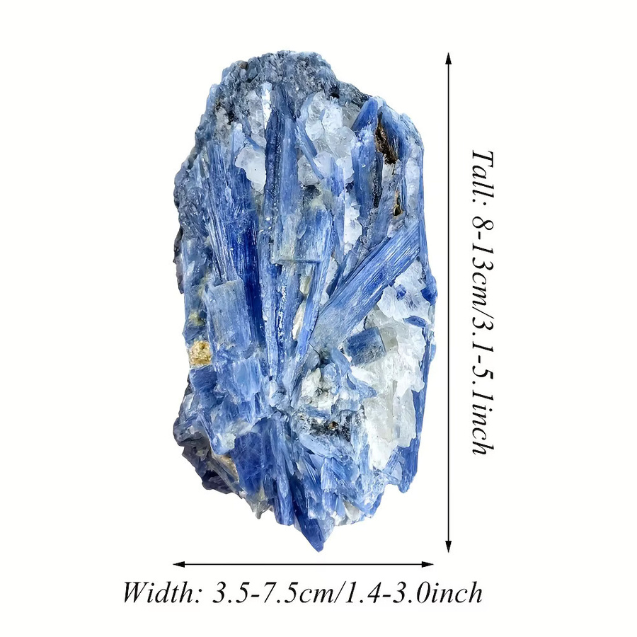 Natürliches Kyanit-Exemplar von CrystalHola in Blau, rauer blauer Kristall für spirituelle Energie und Dekoration - Bild 2