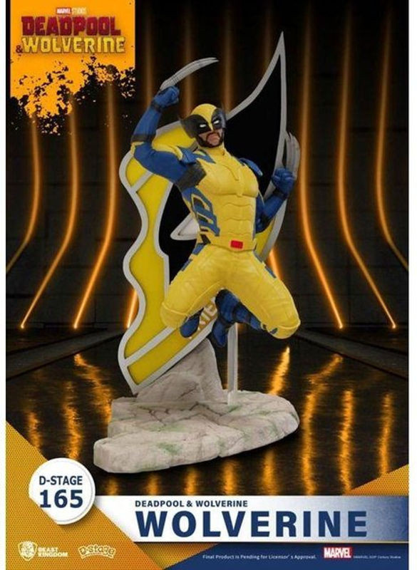 Beast Kingdom Toys Deadpool 3 Diorama D-Stage Wolverine Superhero-Figur, Höhe: 16 cm - Bild 1
