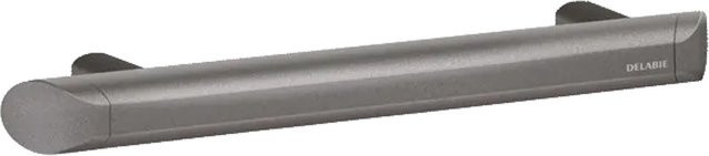 Delabie Haltegriff Be-Line D35 aus Aluminium in Anthrazit mit rutschfestem Griff, Wandmontage, Länge: 40 cm - Bild 1