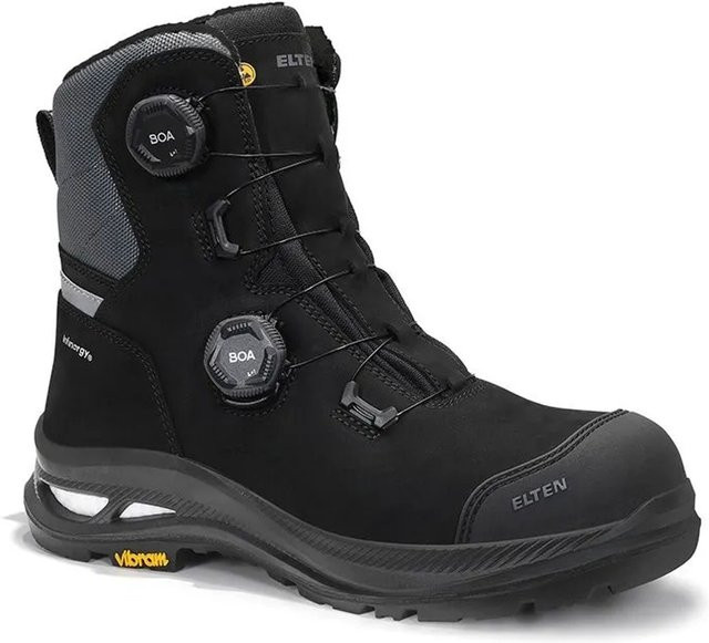 Elten Sicherheitsschnürstiefel HAYS XXAG Pro BOA Black High ESD S3 S3 Größe 40 - Bild 1