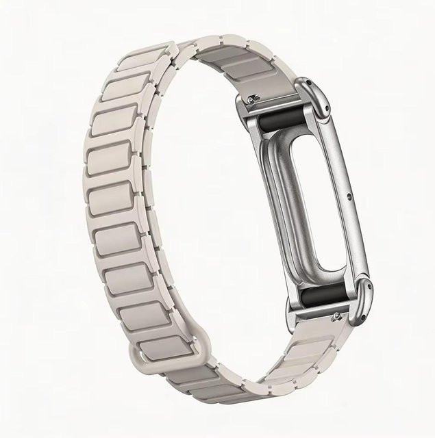 Yuhaiye Uhrenarmband, Silikon, beige, Unisex - Bild 1
