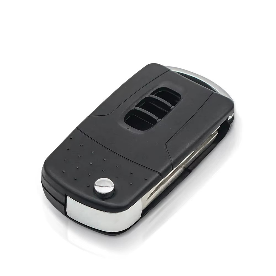 KEYYOU Modifiziertes 3-Tasten-Fernbedienungs-Autoschlüsselgehäuse für Chevrolet Captiva 2006–2009, Schwarz - Bild 2