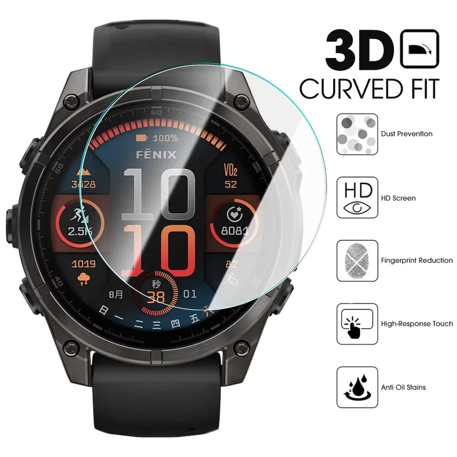 Garmin Displayschutzfolie aus Glas, transparent, Unisex - Bild 2