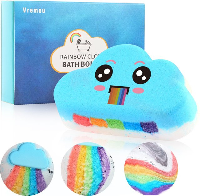 Vremou Blaue Ozean-Regenbogen Badespielzeuge, Meerestiere, Schaumstoff, Bunt / Mehrfarbig - Bild 1