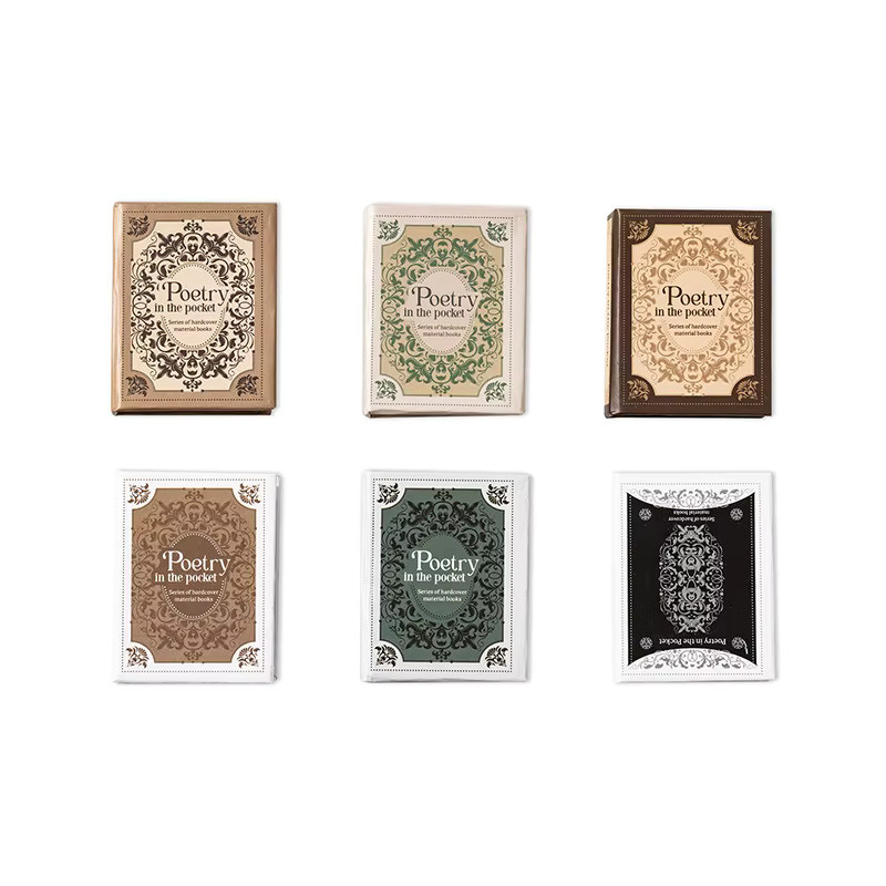 CBTstationery Mini-Hardcover-Buchkollektion in Multicolour als Vintage-Scrapbooking-Verzierung und poetische Taschenserie - Bild 3
