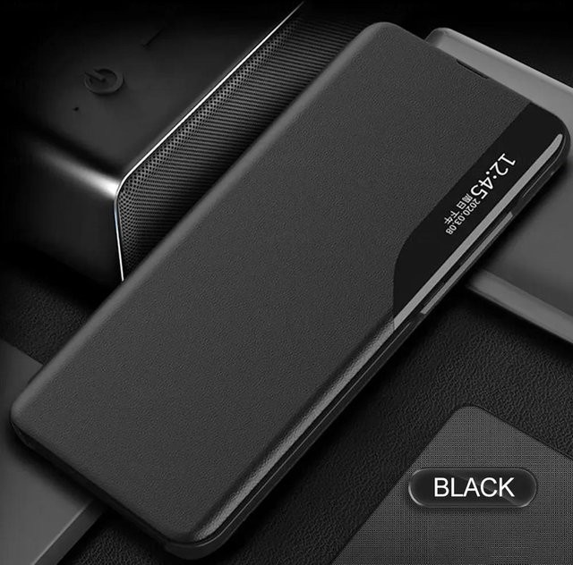 Smart View Flip Book Handyhülle für Honor 400 Pro und Honor 400 Lite in Schwarz - Bild 1