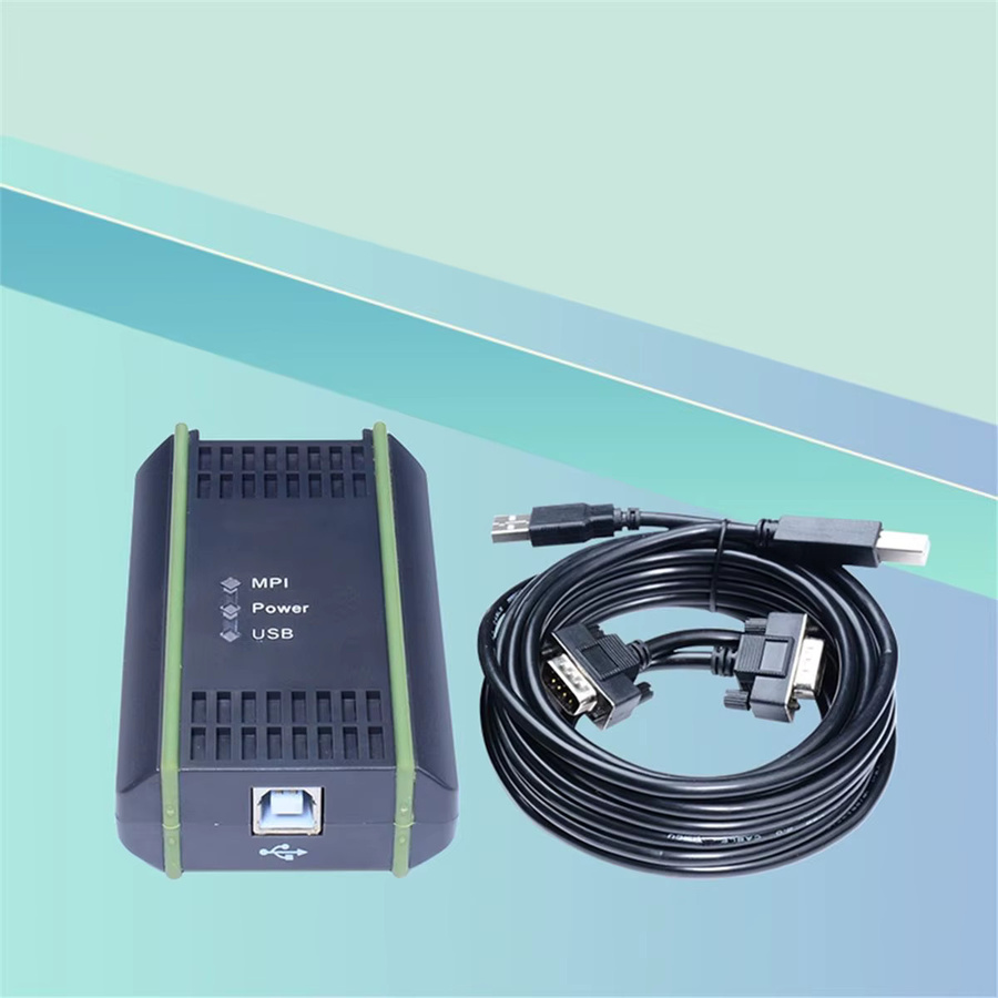 Siemens 6ES7 972-0CB20-0XA0 Programmierkabel USB-MPI für S7 200/300/400 SPS, USB zu MPI/DP/PC Adapter RS485, Schwarz - Bild 5