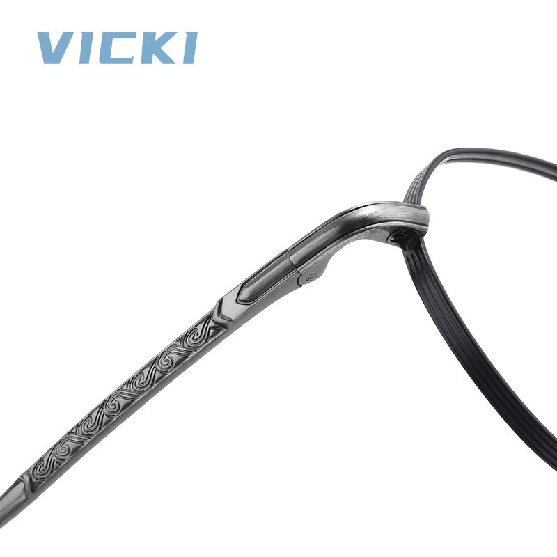 VIOOLI VICKI Korrektionsbrille, rund, Vollrand, Titan - Bild 2