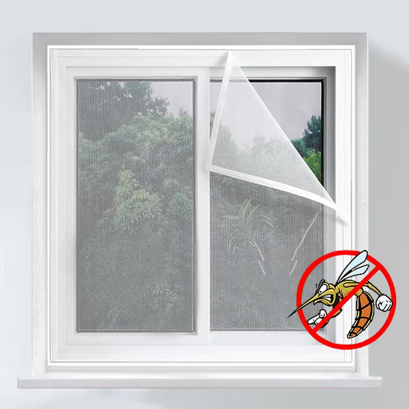 CHARM HOME Moskitonetz für Fenster, weiß, selbstklebend und waschbar - Bild 2